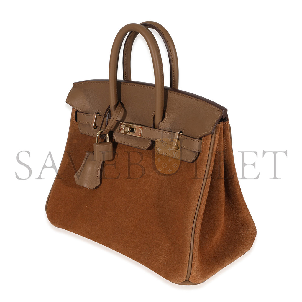 h**mes birkin 30 chamois G01den brown rose gold buckle h028369cc18 (30*23*15cm)